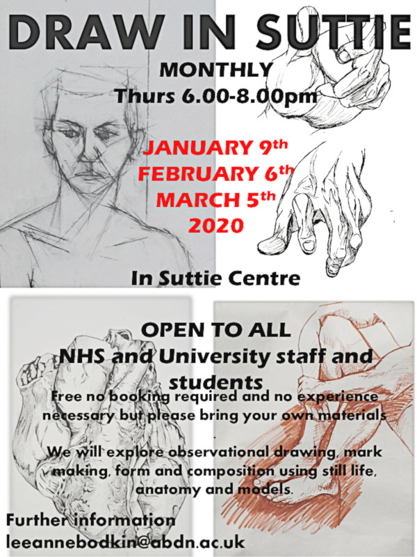 Poster for Draw in Suttie 6th February 6.00 pm